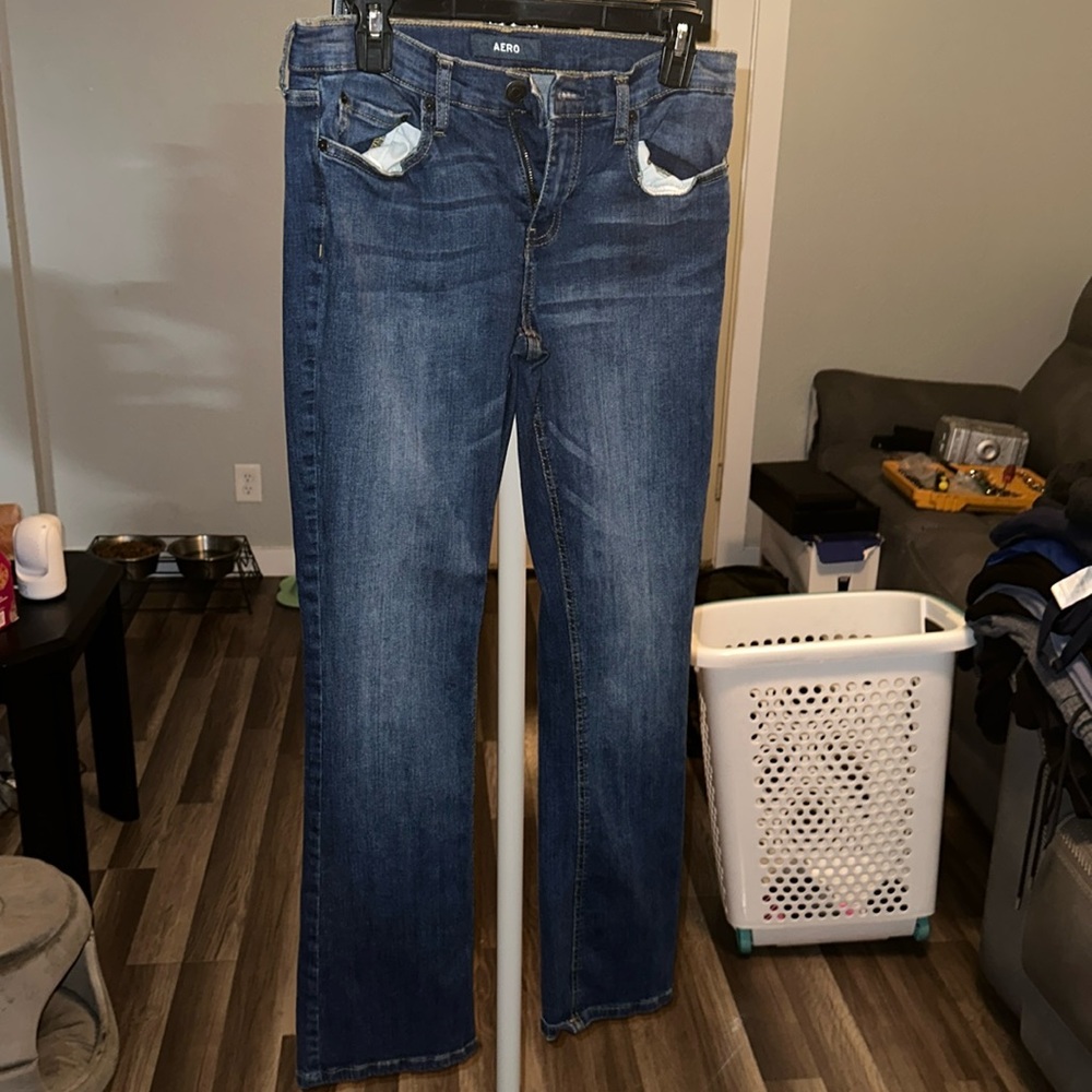 Aero jeans low rise boot